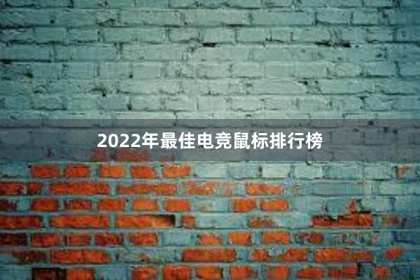 2022年最佳电竞鼠标排行榜