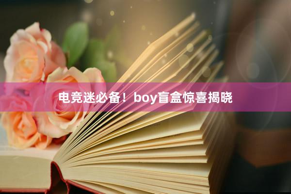 电竞迷必备！boy盲盒惊喜揭晓